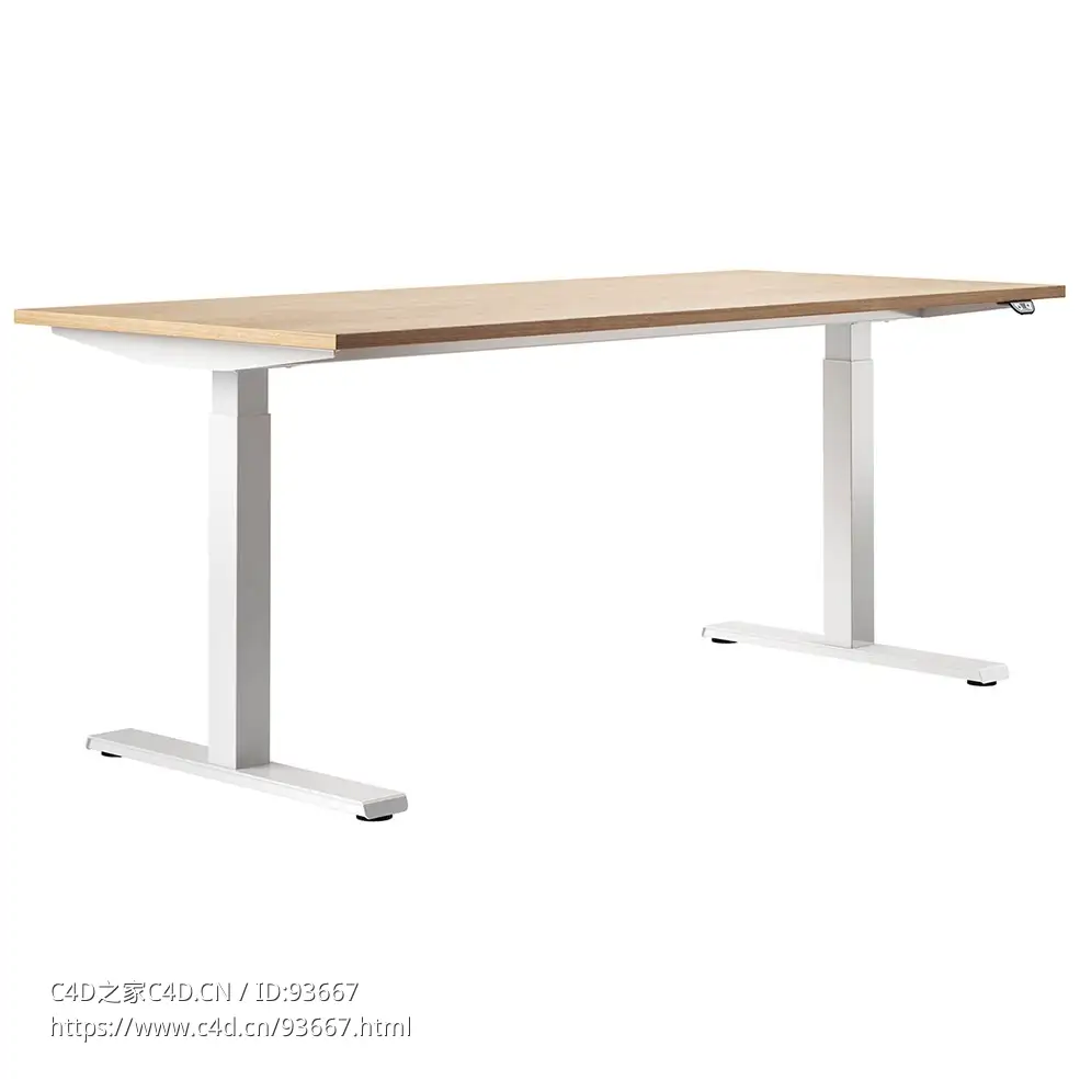 P系列办公桌3D模型素材下载Series[P] Office Desk by Kinnarps