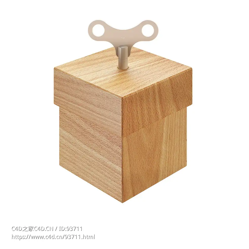 七宝音乐盒3D模型素材下载Siebensachen Music Box by Siebensachen