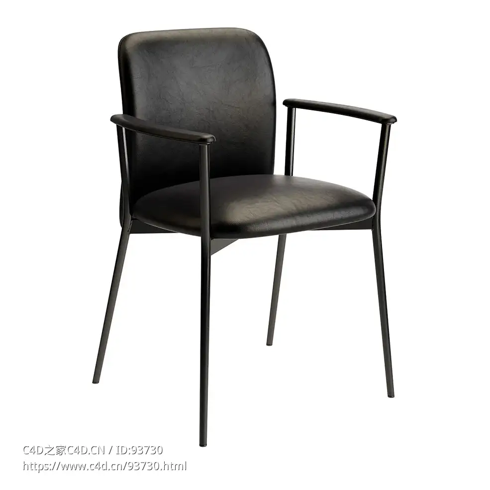 西洛P款扶手椅3D模型素材下载Siloe P Armchair by Frag