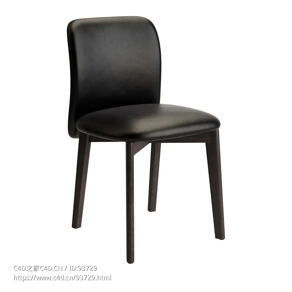 西洛基础款椅子3D模型素材下载Siloe Chair by Frag