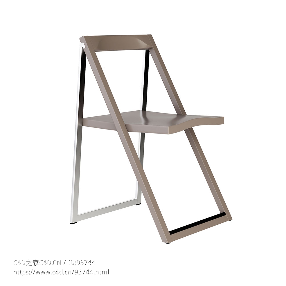 折叠椅3D模型素材下载Skip Folding Chair by Calligaris