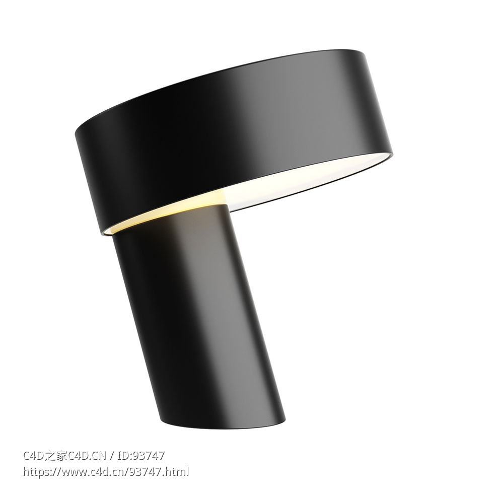斜面台灯3D模型素材下载Slant Table Lamp by Hay - C4D之家 - 2681.jpg