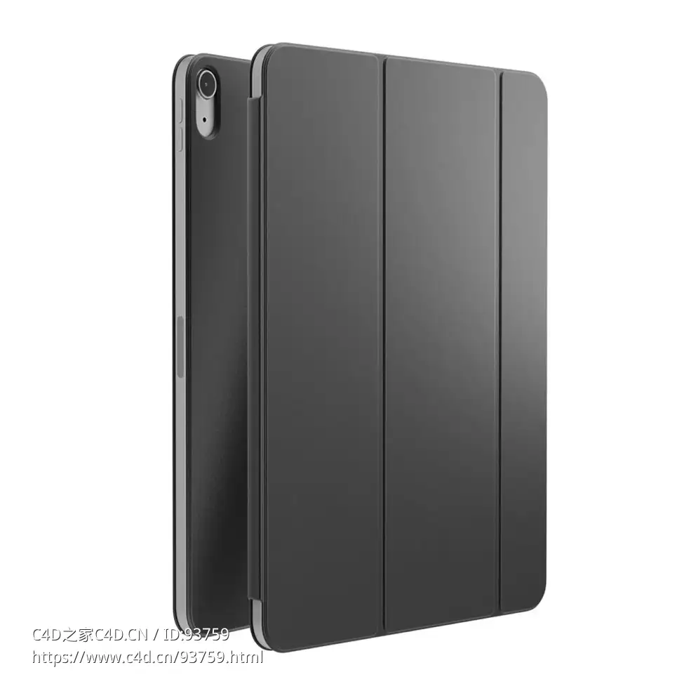 iPad Air 2024 11寸智能保护套3D模型素材下载Smart Folio iPad Air 2024 11 Inch by A
