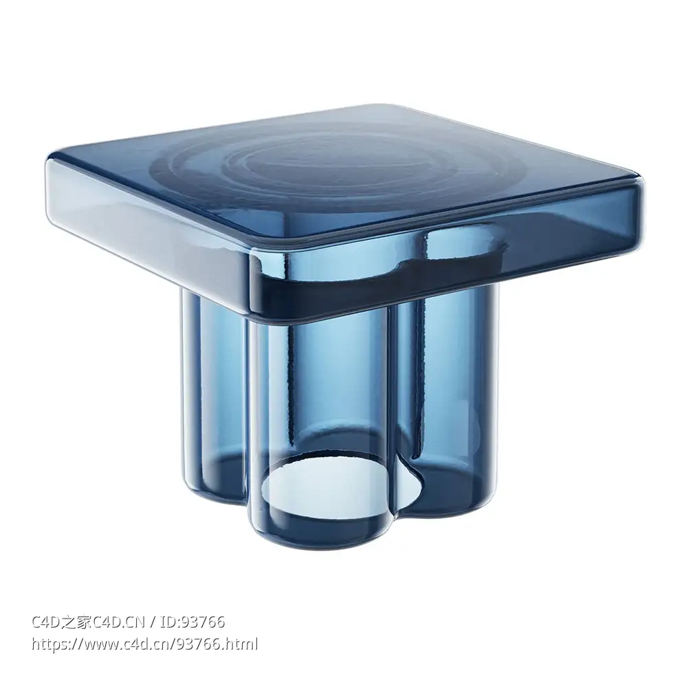 方形汽水咖啡桌3D模型素材下载Soda Square Coffee Table by Miniforms
