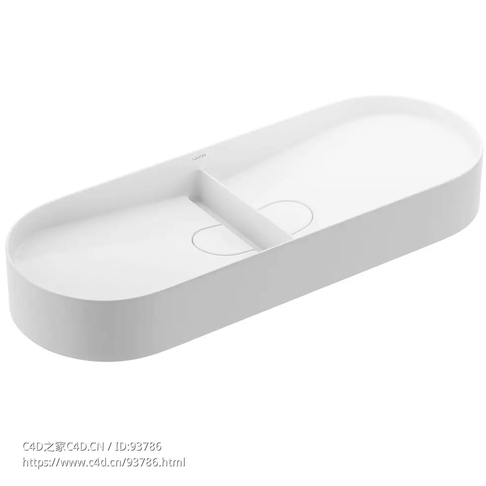 声纳双盆台上洗手盆Laufen品牌双槽洗手盆3D模型素材下载Sonar Double Washbasin Bowl - C4D之家 - 2720.jpg