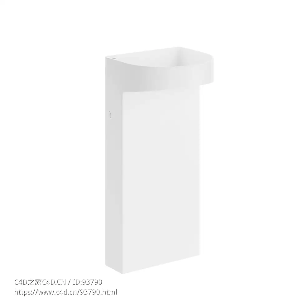 声纳落地式洗手盆Laufen品牌立柱式洗手盆3D模型素材下载Sonar Floorstanding Washbasi - C4D之家 - 2724.jpg