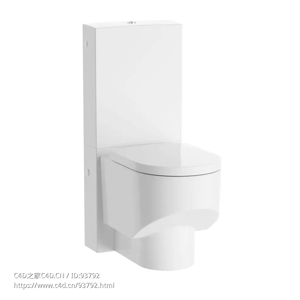 声纳落地式水箱马桶Laufen品牌传统水箱马桶3D模型素材下载Sonar Floorstanding WC wit - C4D之家 - 2726.jpg