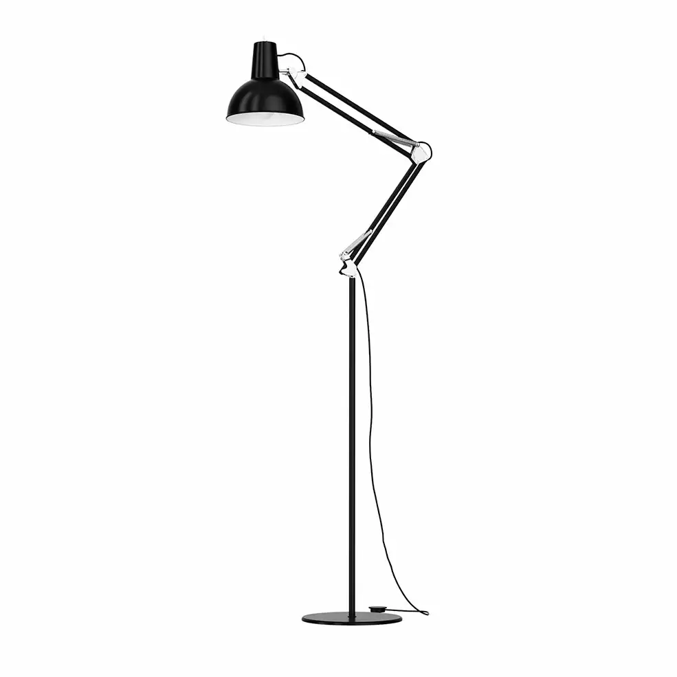 弹簧平衡落地灯Midgard工业风落地灯3D模型素材下载Spring Balanced Floor Lamp by Mid