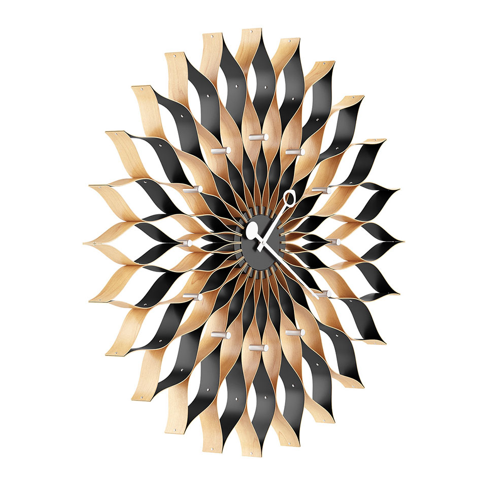 维特拉向日葵挂钟3D模型素材下载Sunflower Wall Clock by Vitra