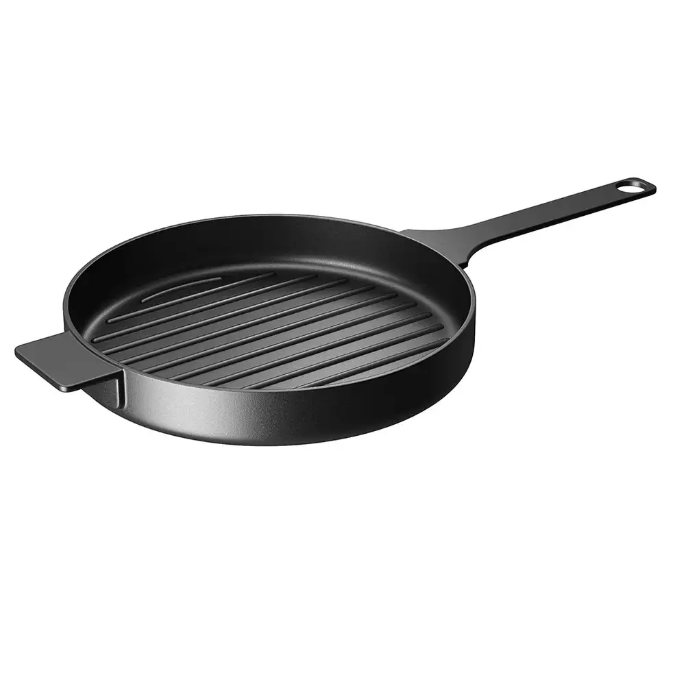 Serax品牌黑色表面系列烤盘3D模型素材下载Surface Black Grill Pan by Serax
