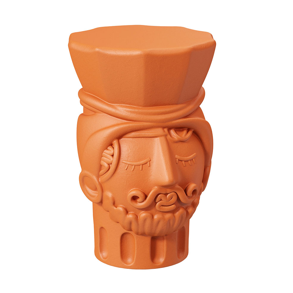 Seletti品牌摩尔人头像男士陶凳3D模型素材下载Terracotta Testa Di Moro Man Stool by