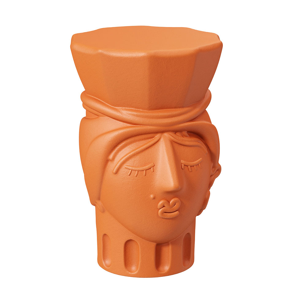Seletti品牌摩尔人头像女士陶凳3D模型素材下载Terracotta Testa Di Moro Woman Stool