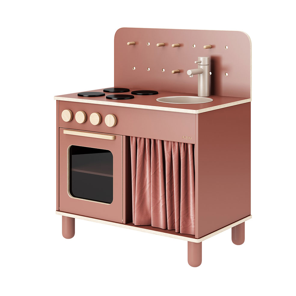Flexa品牌儿童厨房玩具3D模型素材下载The Kitchen Play Toy by Flexa