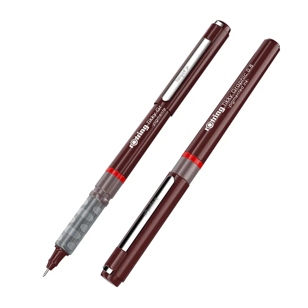 绘图针管笔绘图工具3D模型素材下载Tikky Graphic Fineliner Pen by rOtring