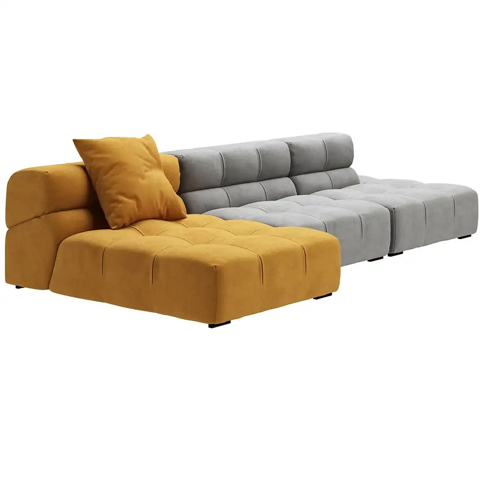 塔夫提15号沙发客厅沙发3D模型素材下载Tufty Time 15 Sofa by B&B Italia