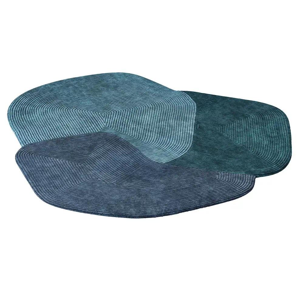 丘陵羊毛地毯装饰地毯3D模型素材下载Tumulus Wool Rug by Toulemonde Bochart