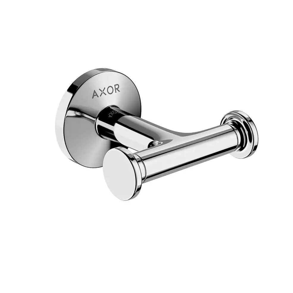 双头金属毛巾挂钩浴室挂件3D模型素材下载UC Double Metal Towel Hook by Axor