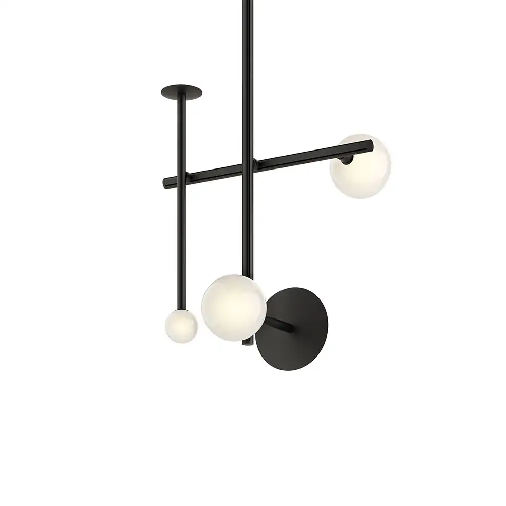 Rakumba字体系列维拉D型悬吊灯装饰照明3D模型素材下载Typography Vela Suspension Lam