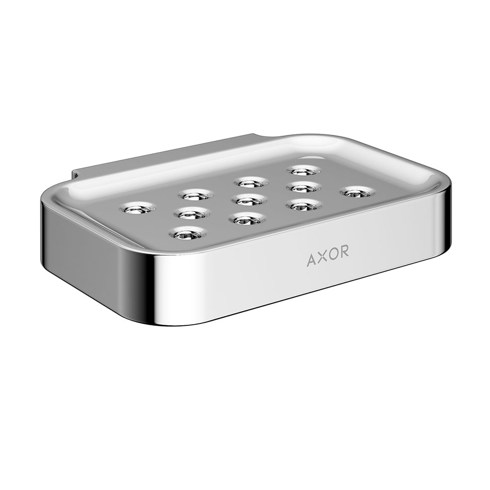 壁挂式金属肥皂盒浴室用品3D模型素材下载UC Wall-Mounted Metal Soap Dish by Axor