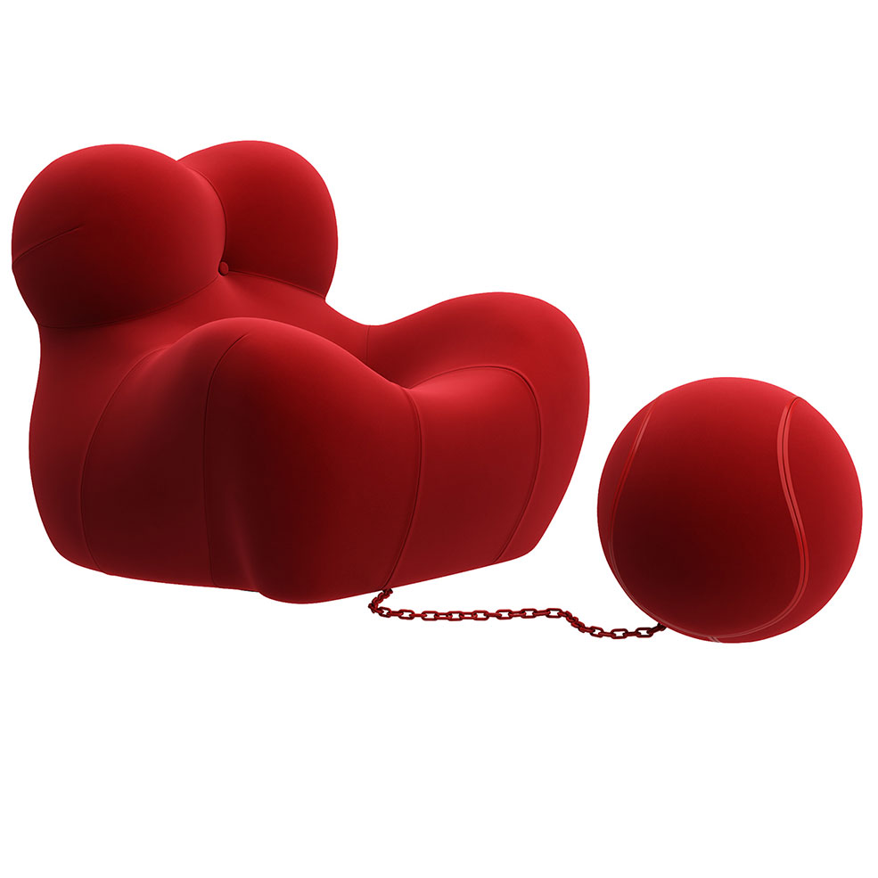 B&B意大利儿童扶手椅儿童家具3D模型素材下载UPJ Kids Armchair by B&B Italia - C4D之家 - 3034.jpg