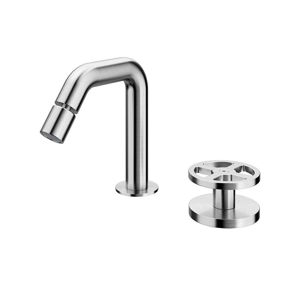 方块设计净身器混水龙头20 37卫浴设备3D模型素材下载Valvola02 Bidet Mixer 20 37 by