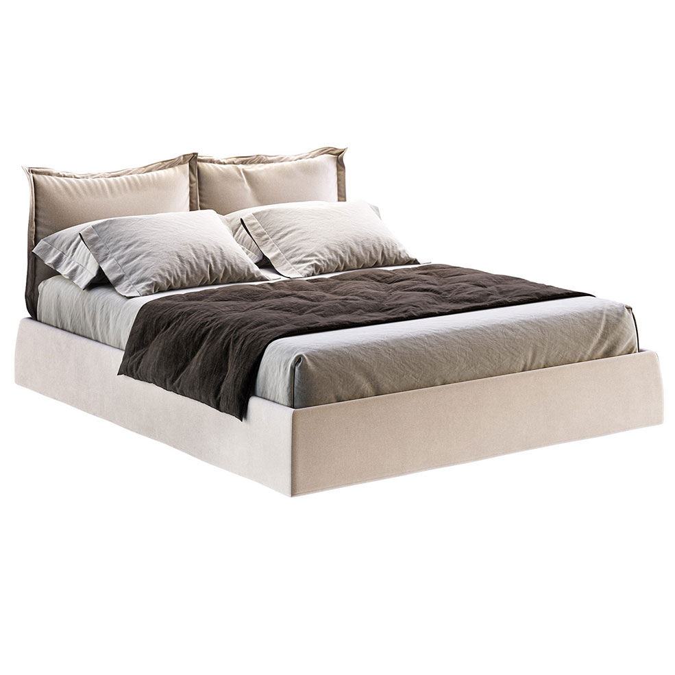 德西雷梳妆床卧室家具3D模型素材下载Vanity Bed by Desiree Divani