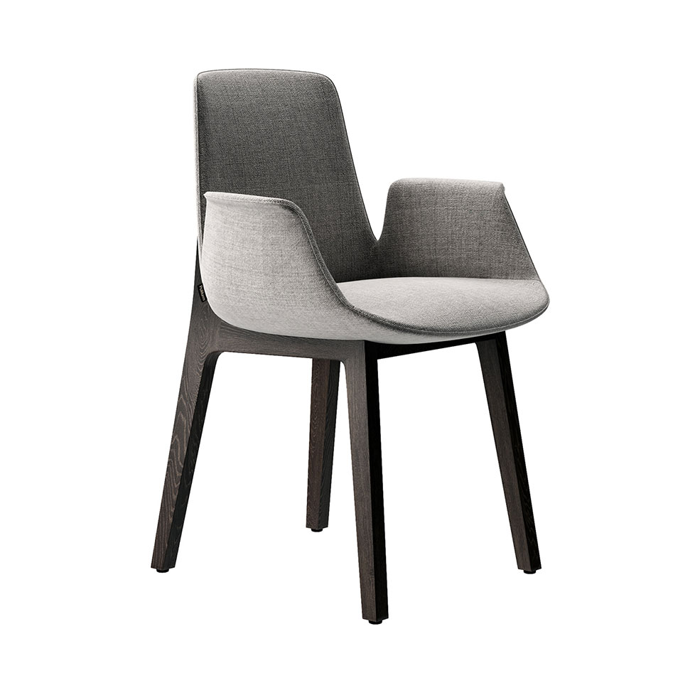 波利弗姆文图拉扶手椅休闲椅3D模型素材下载Ventura Armchair by Poliform