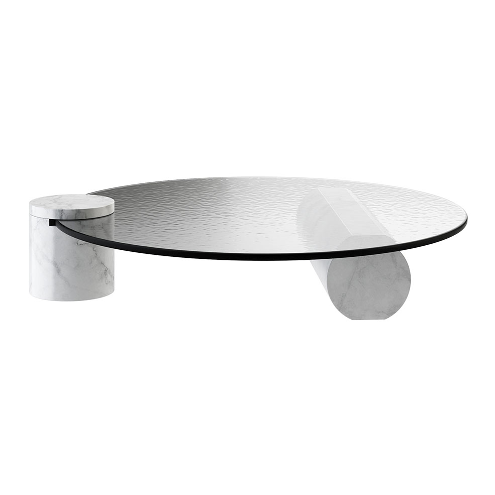 巴克斯特特制玻璃咖啡桌茶几3D模型素材下载Verre Particulier Coffee Table by Baxter