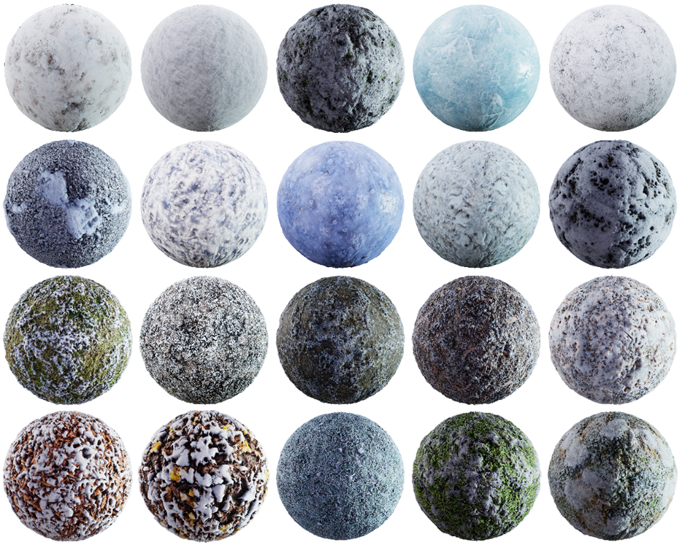 20组4K冰霜结冰PBR纹理贴图合集 Artstation – 20 Frozen Texture 高细节表面材质 - C4D之家 - photo-collage.jpg