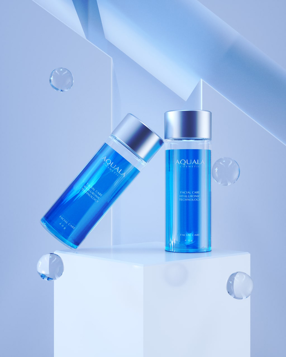 C4D OC化妆品产品场景渲染模型下载Abstract Cosmetic Scene — project file
