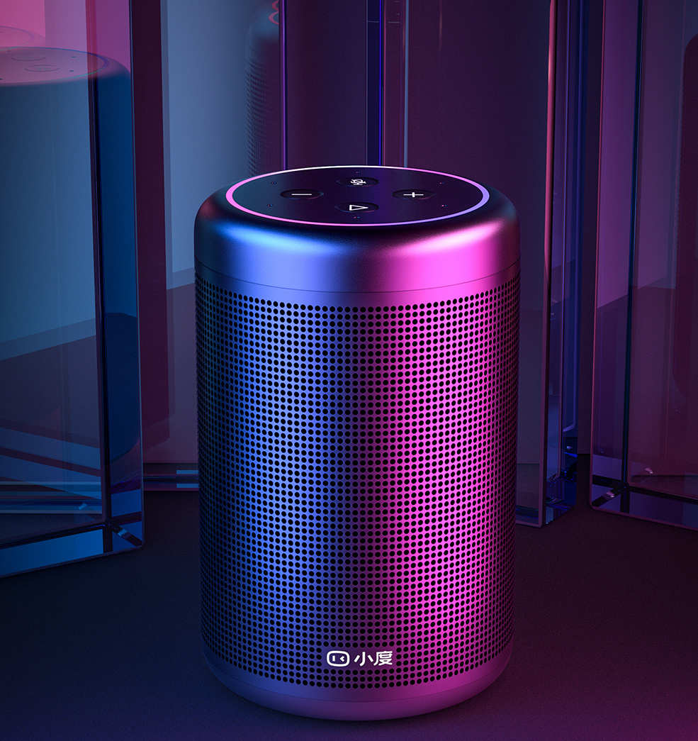 小度音箱产品C4D OC渲染工程