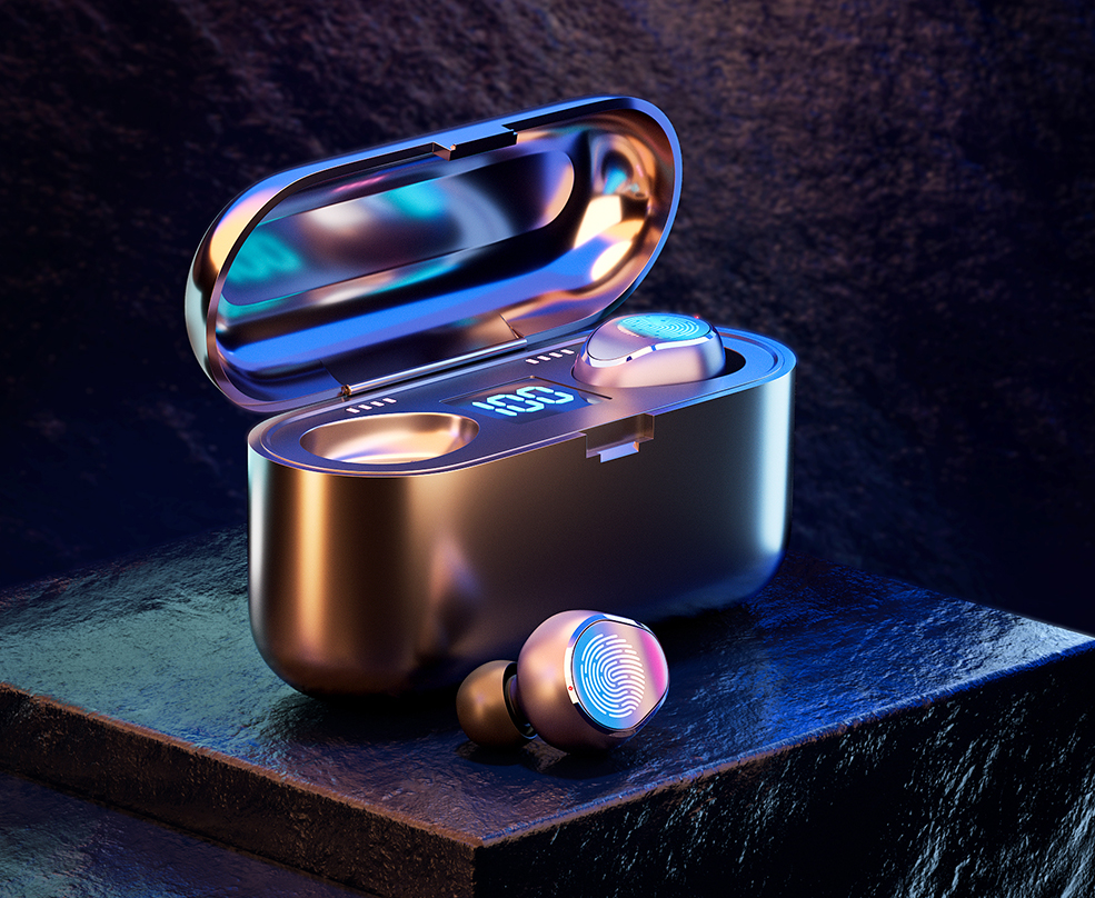 无线蓝牙耳机C4D OC渲染产品 - C4D之家 - Cover.jpg