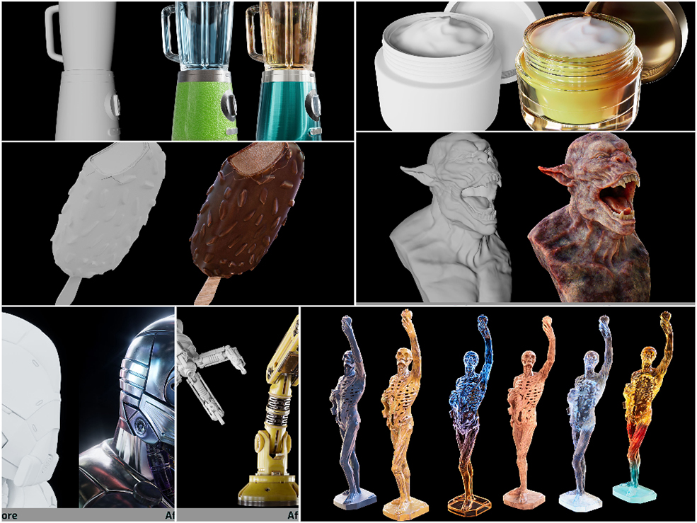 Ultimate Procedural Material Library for Redshift免费RS材质库与C4D场景预设下载