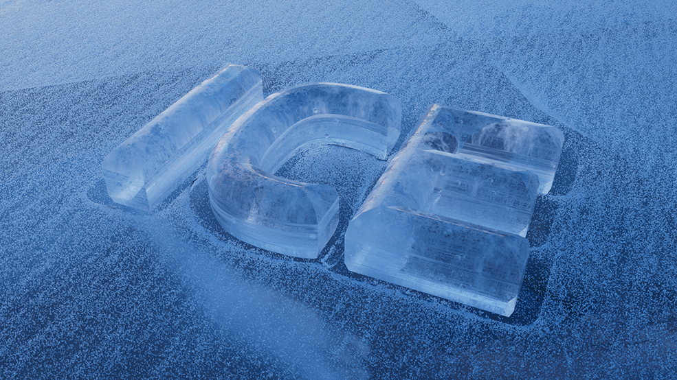 冰霜文字Frosted Ice - C4D, Octane