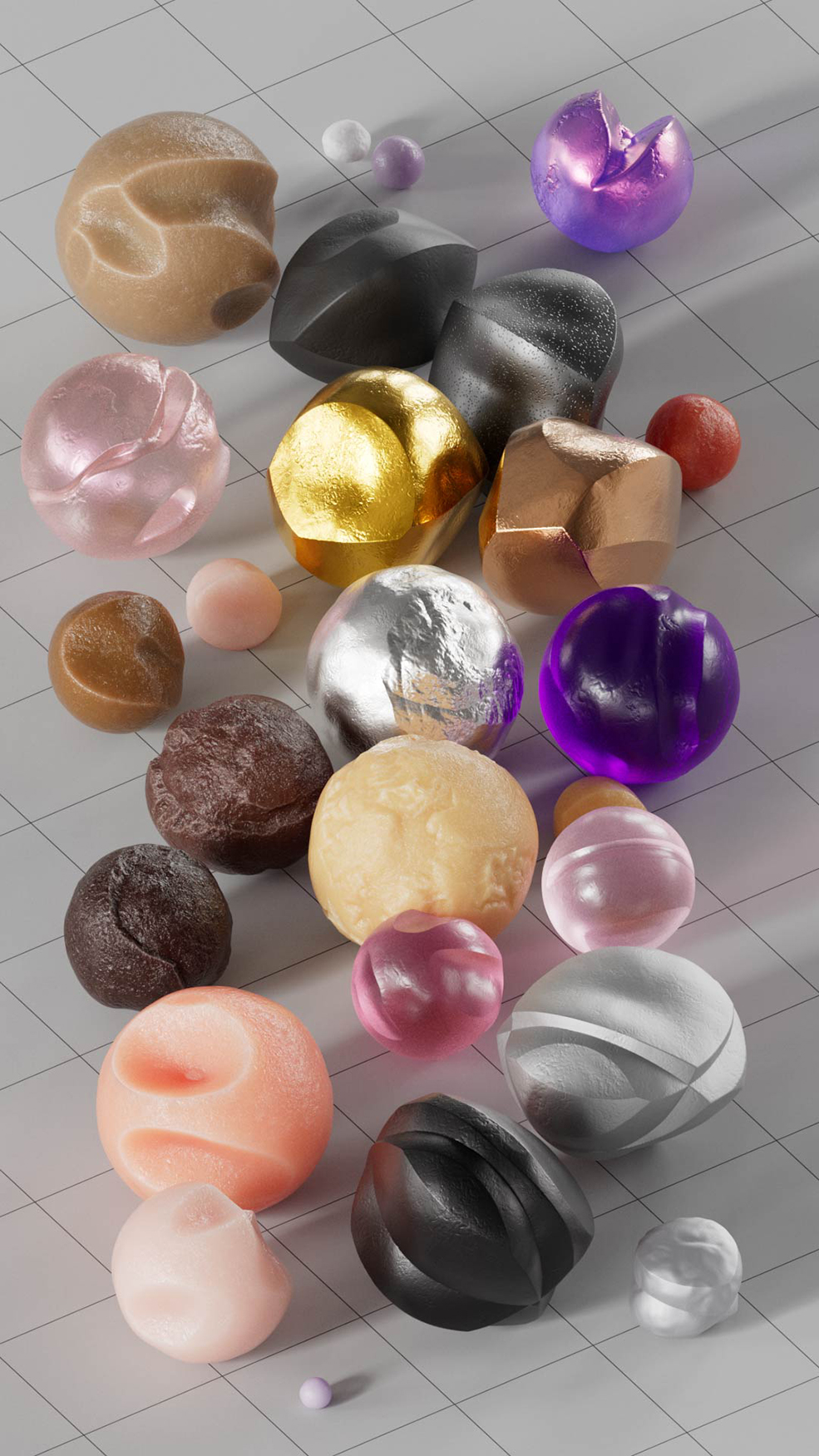RS材质球costume particles