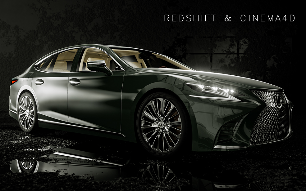 雷克萨斯汽车模型automotive visualization
