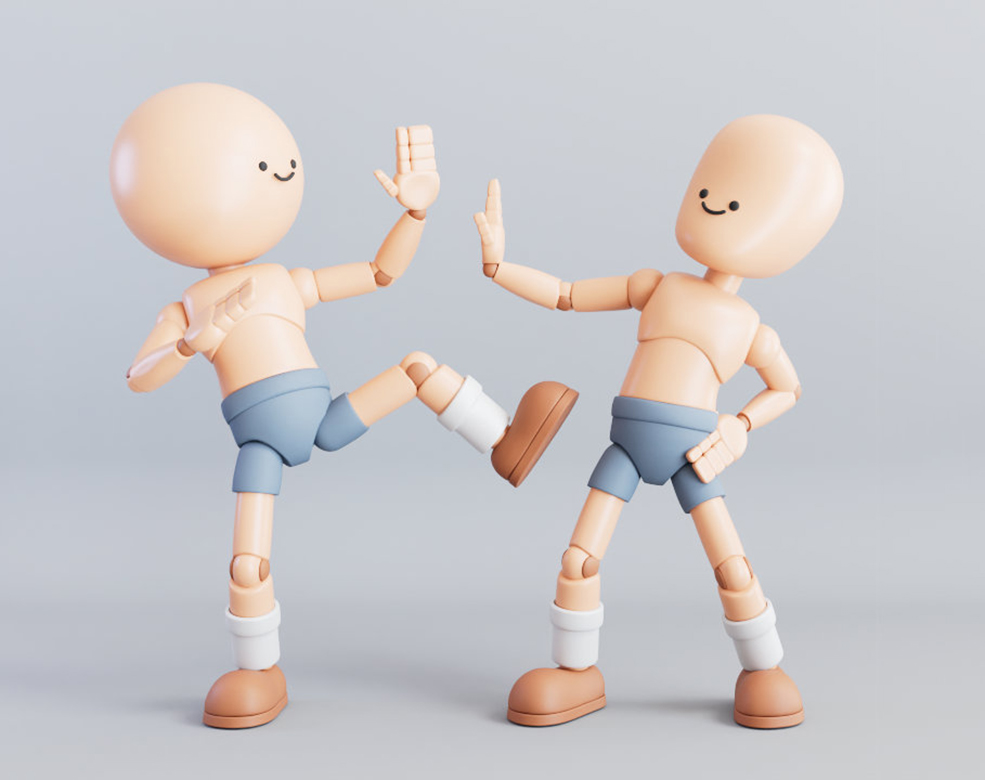 卡通3D人物模型Dummy 4D Cinema4D rigged character - C4D之家 - dummy-cover-image.jpg