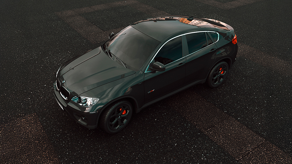 宝马SUV汽车模型Scene example 06 of automotive visualization - C4D之家 - 4.jpg