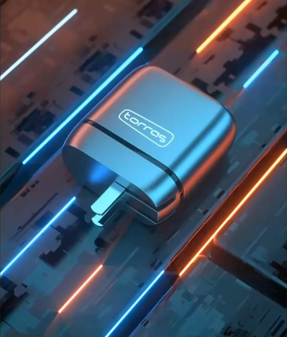 手机充电插头c4d工程Turas Charger Product Visualization (C4D+OC) - C4D之家 - Cover.jpg