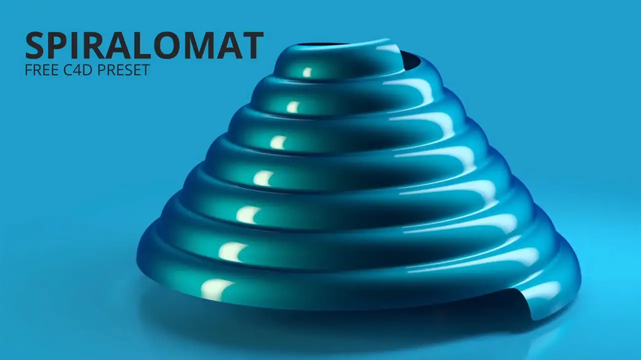 C4D自由盘旋预设 Spiralomat - C4D之家 - Spiralomat_Featured.jpg