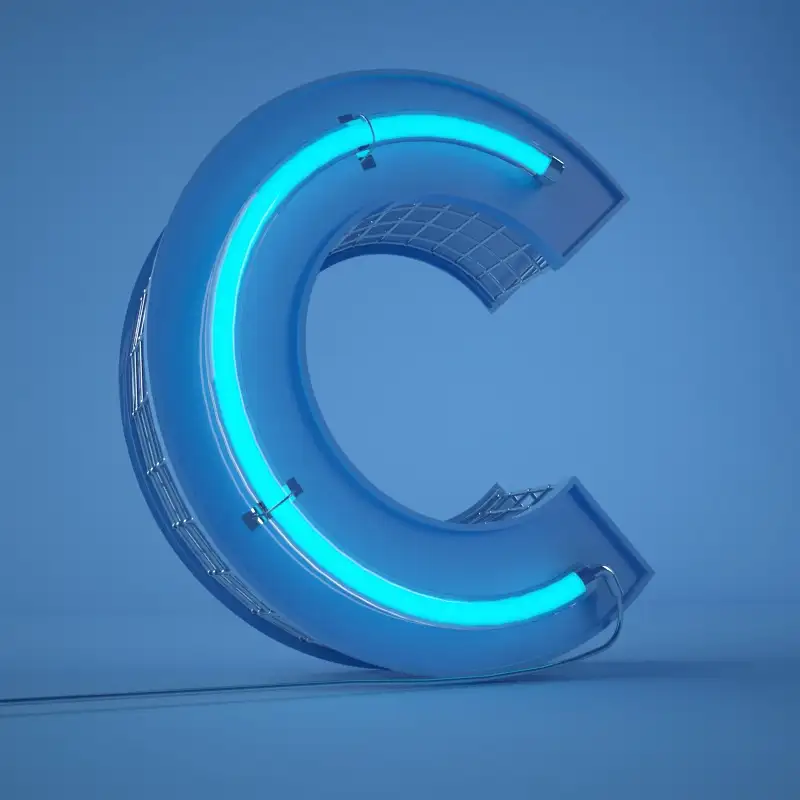 C4D 26个英文字母霓虹灯文字模型预设 Meedfs alphabets V1.2 - C4D之家 - 11d7fb27131559.5636035591091.jpg