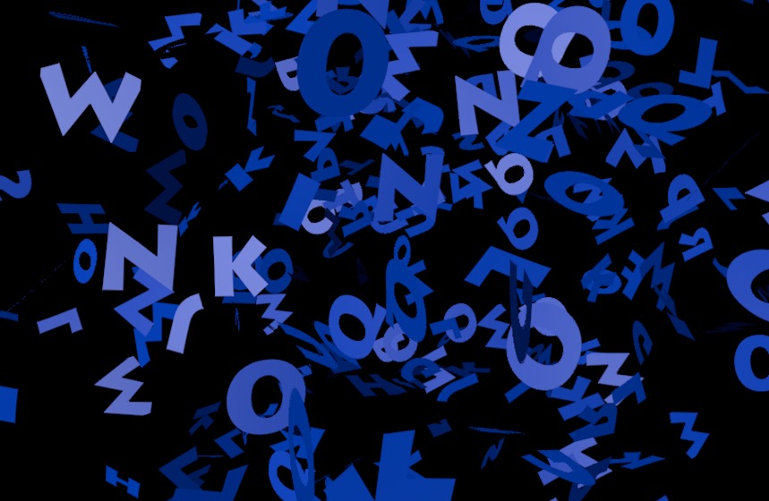 C4D XP控制的随机字母扩散动画工程multishader