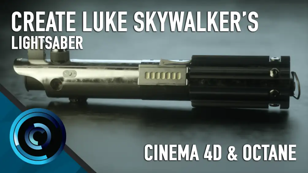 《星球大战》科幻武器C4D模型：天行者卢克的光剑 Skywalker's Lightsaber - C4D之家 - LukeSkywalkerLightsaber-Thumbnail01.png