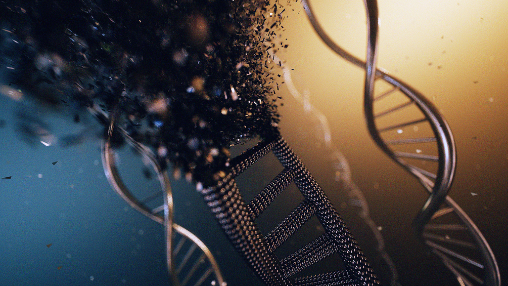 C4D制作DNA链接破碎生长教程（快进教程）