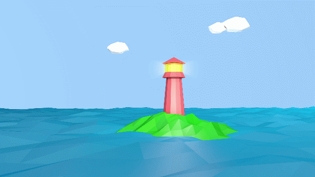 zui*近学习制作的感觉不错的C4D作品 - C4D之家 - 灯塔.gif