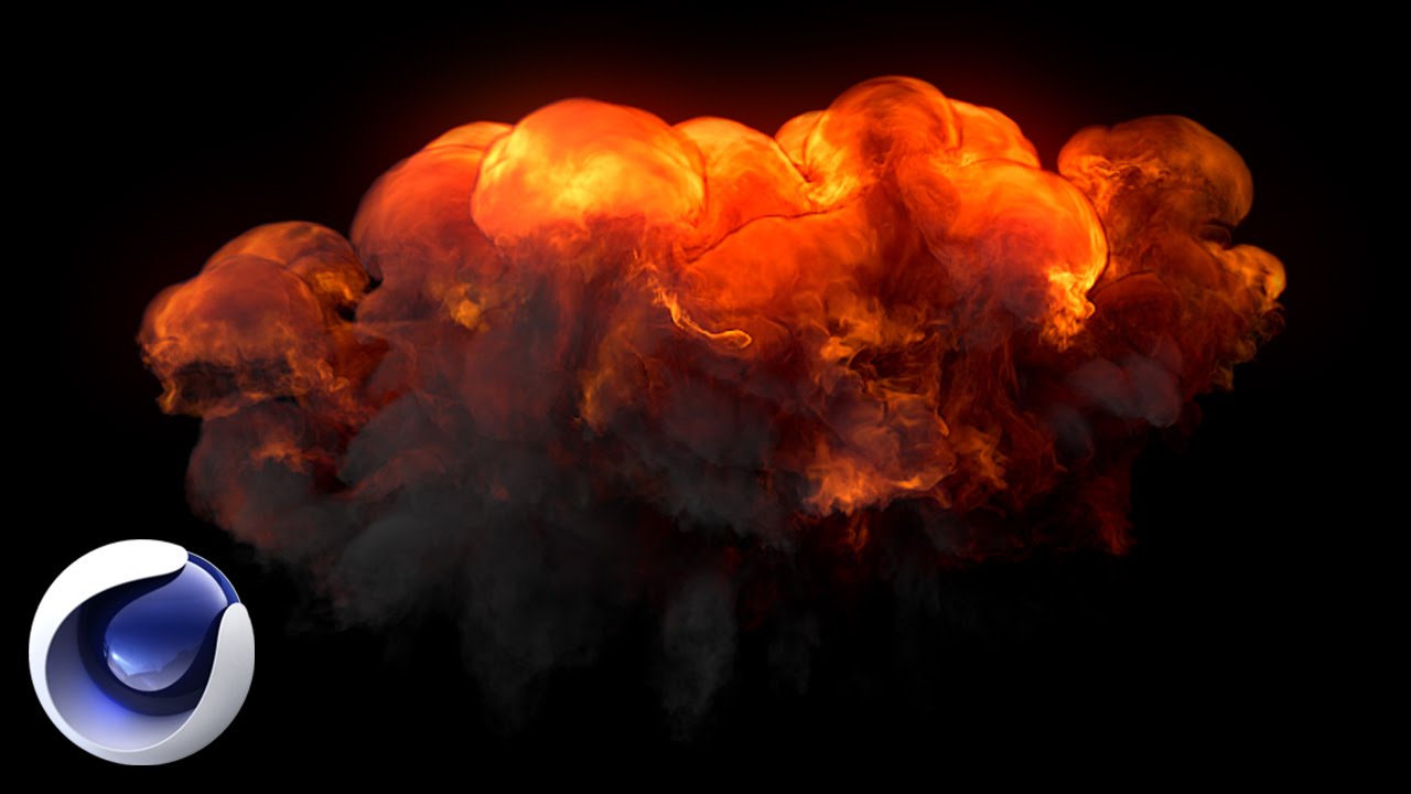 C4D TFD爆炸烟雾模拟工程文件 Explosion smoke