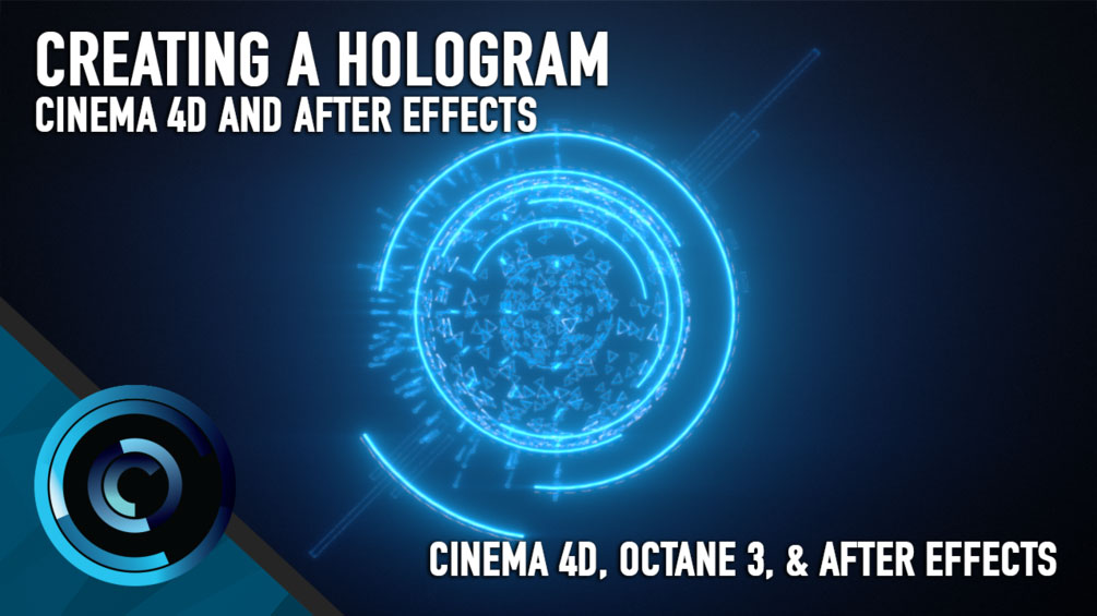 AE/C4D制作全息投影高科技地球教程 Creating a Holograph Element