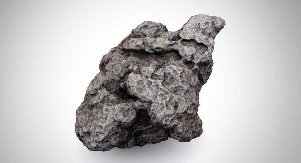 景观石、吸水石C4D模型 Landscape stone
