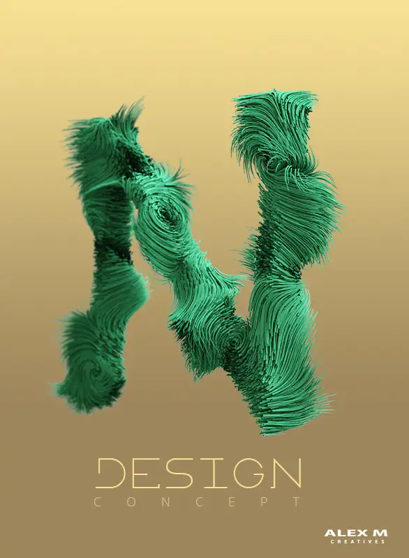 C4D渲染的漂亮文字作品 3D Typography - C4D之家 - 56416032382805.567f449414ee5.jpg