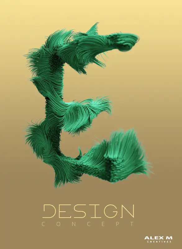 C4D渲染的漂亮文字作品 3D Typography - C4D之家 - 1382ec32382805.567f449410dc5.jpg